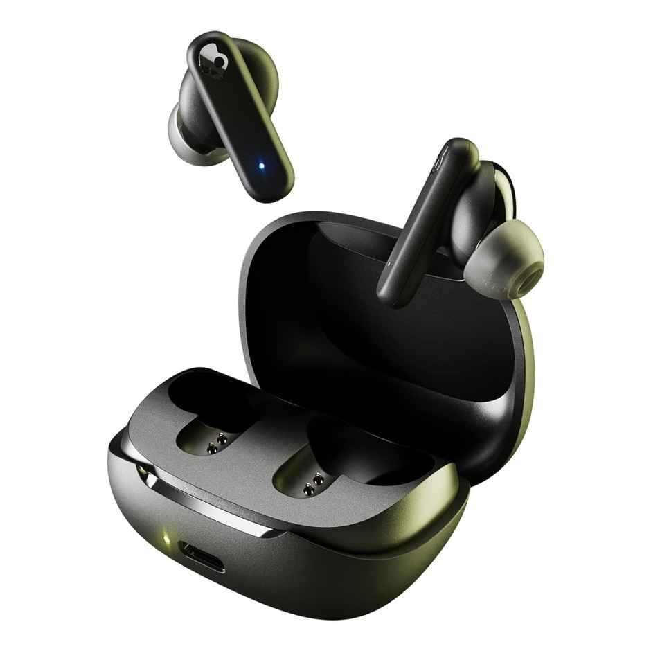 Skullcandy Smokin Bud In-Ear Wireless Earbuds,20 Hr Battery,Works With Bluetooth Devices - Black