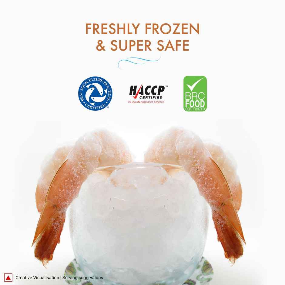 ITC Master Chef Large Prawns | Freshly Frozen | 15 hours from the Time of Harvesting Combo
