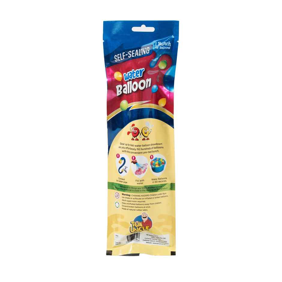 Self Sealing Water Balloon | Holi Special | 1 pack (37 pcs) | Tomuncle