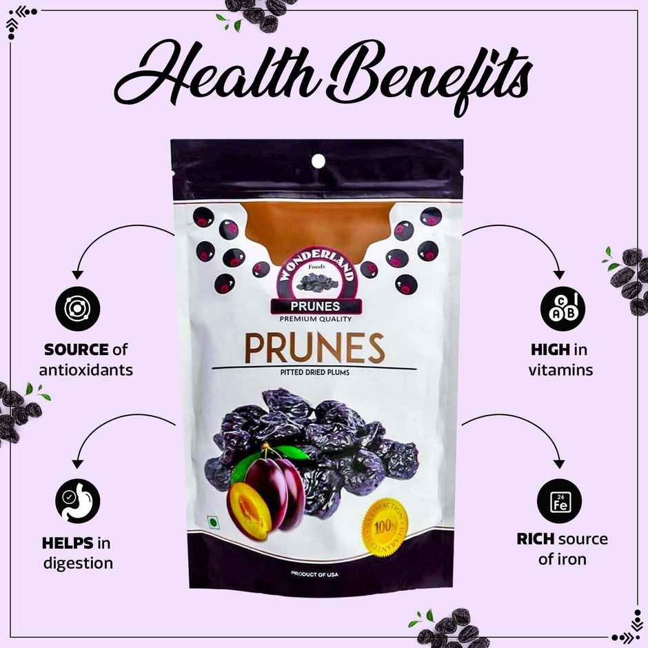 Wonderland Foods Dried Prunes Combo 