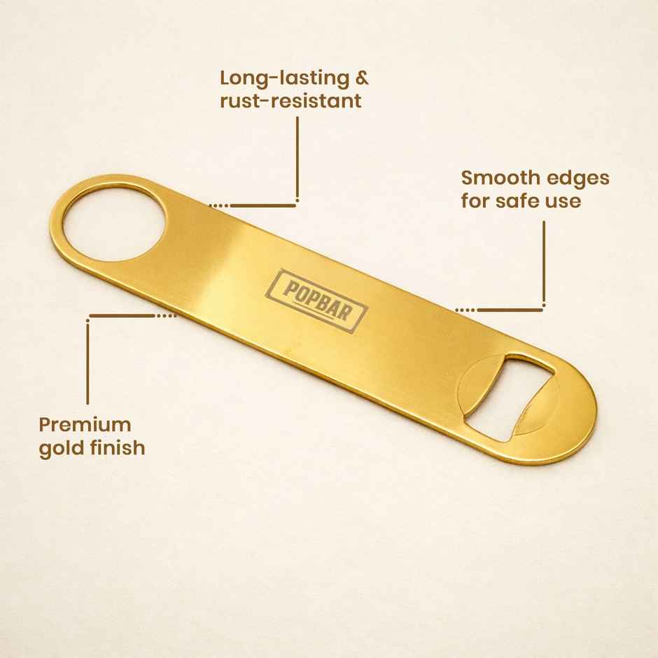 Picfest PopBar Golden Bottle Opener