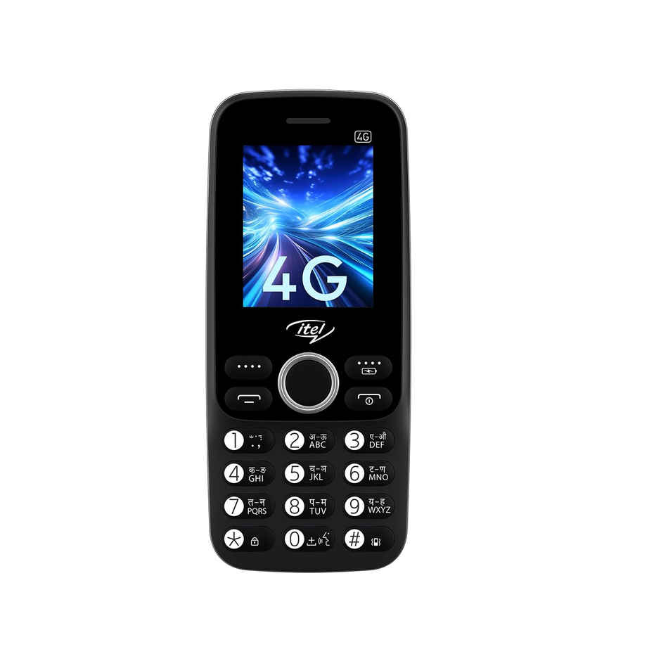 itel Super Guru 4G Keypad Mobile | 2" Display | 1000 mAh Battery | Youtube & UPI | Black