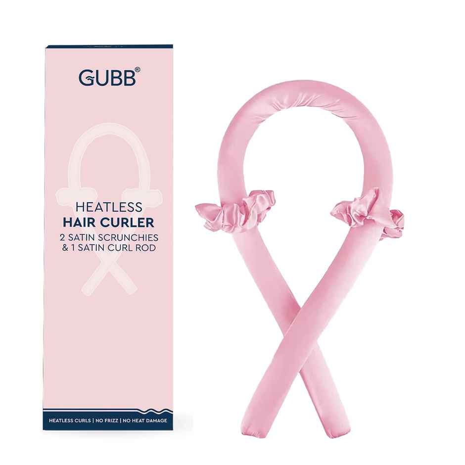 GUBB Heat Free Hair Curler (Pink)