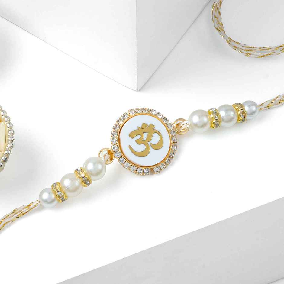 Pearl Divine Om Rakhi | FNP