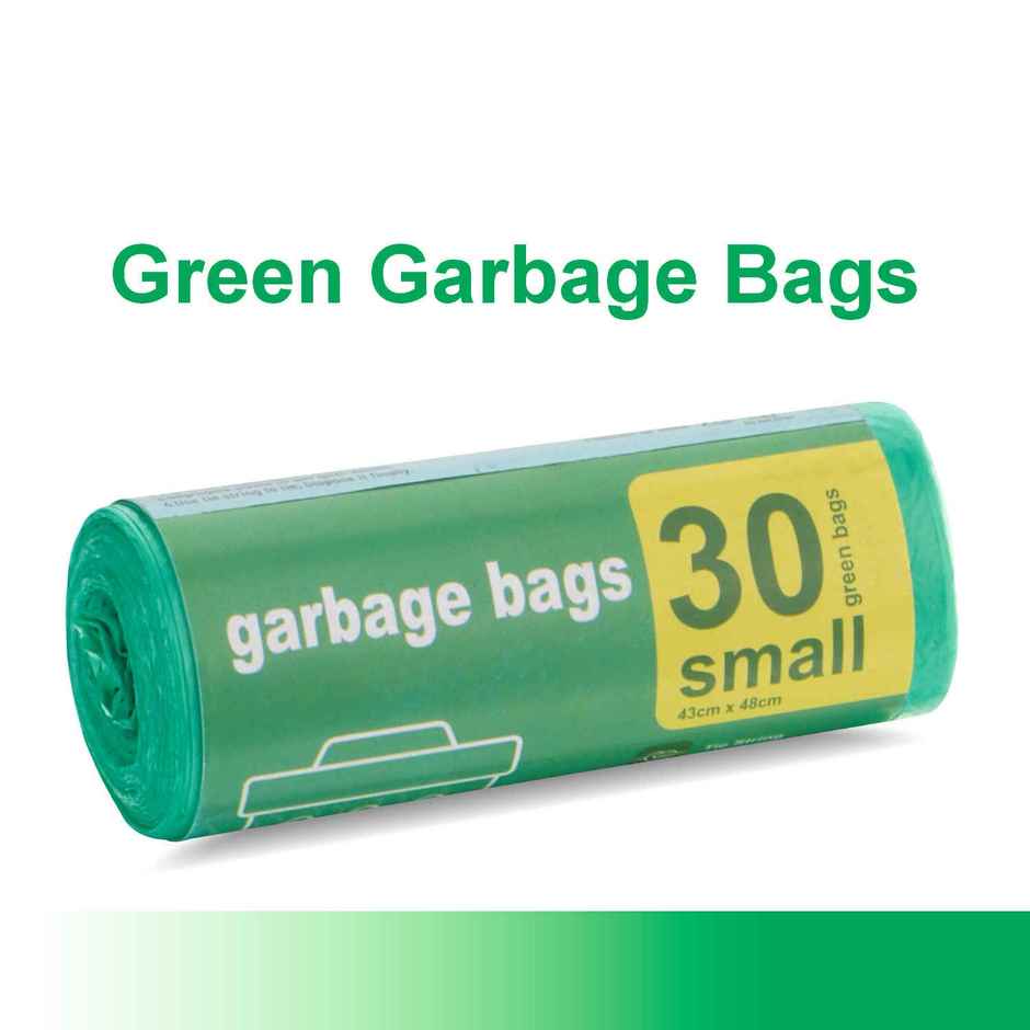 Smart One Garbage Bag Roll Green - Small - 17 x 19 Inch