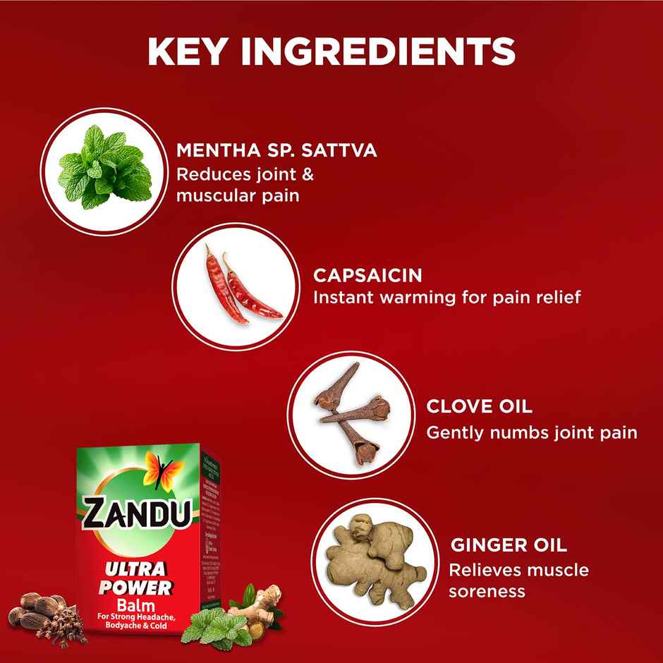 Zandu Ultra Power Balm 25mL