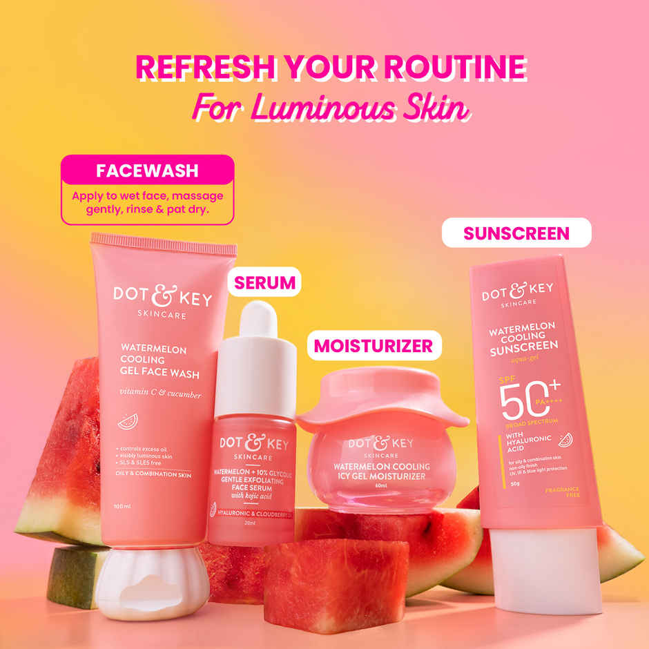 Dot & Key Watermelon Superglow Facial Gel Cleanser