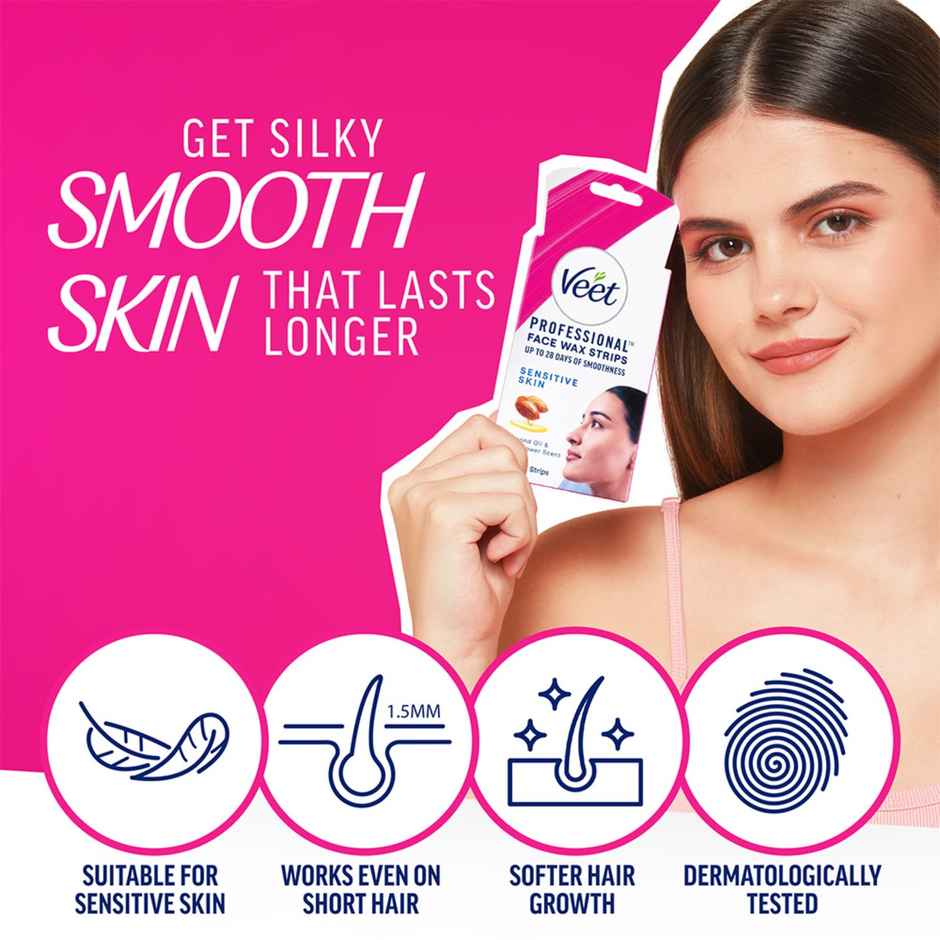 Veet Professional Face Wax Strips