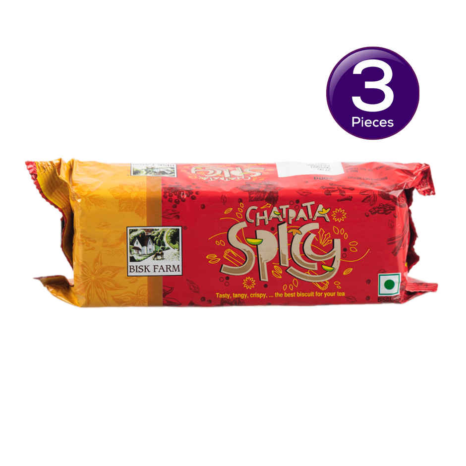 Biskfarm Spicy Chatpata Flavoured Crackers | Trans Fat-free Combo