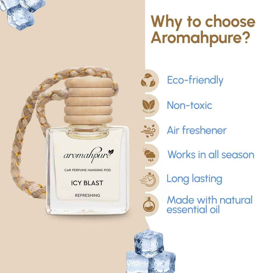 Aromahpure Car Air Freshener Hanging Pod | Aqua Fragrance