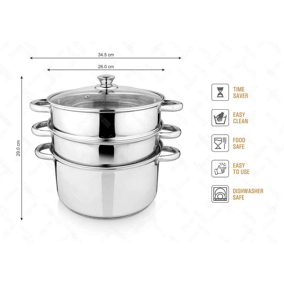 BAY6 26 cm steamer 3 tier (encapsulated)