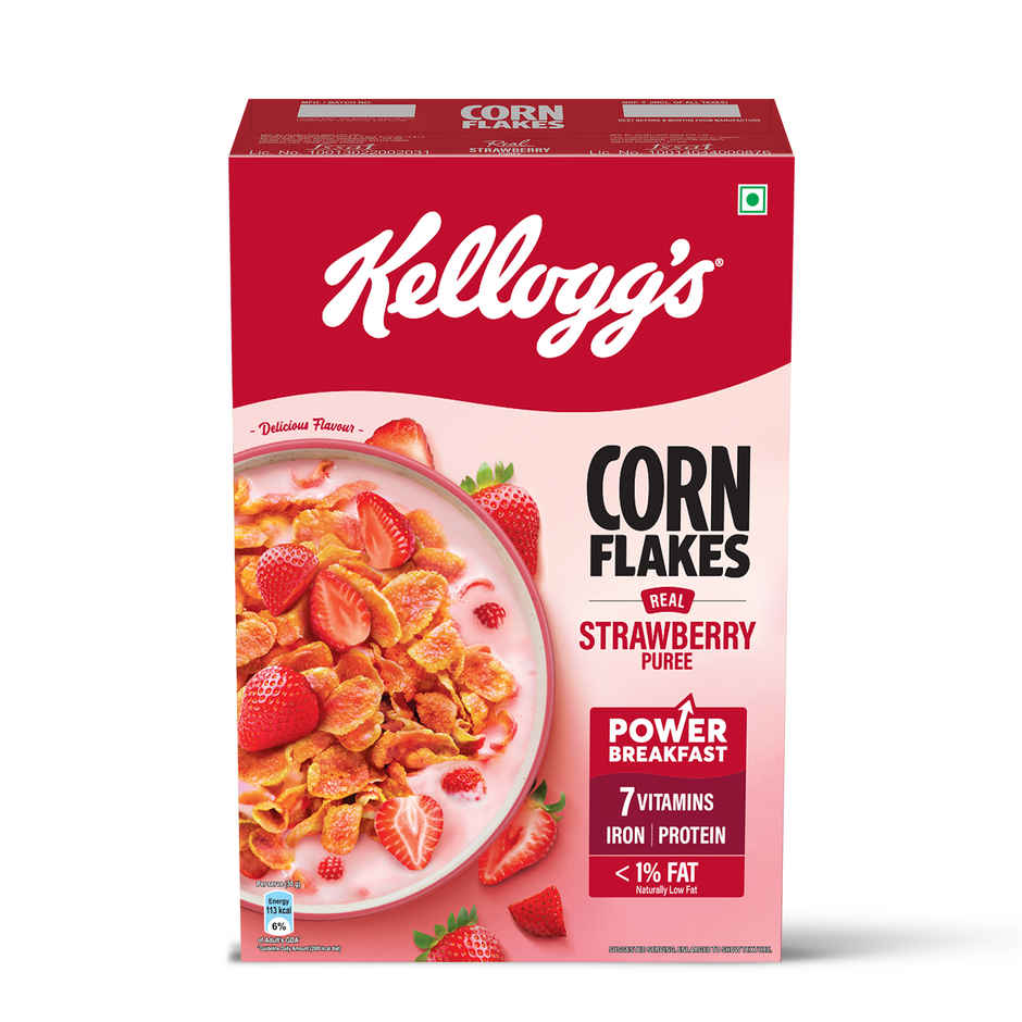 Kellogg's Corn Flakes With Real Strawberry