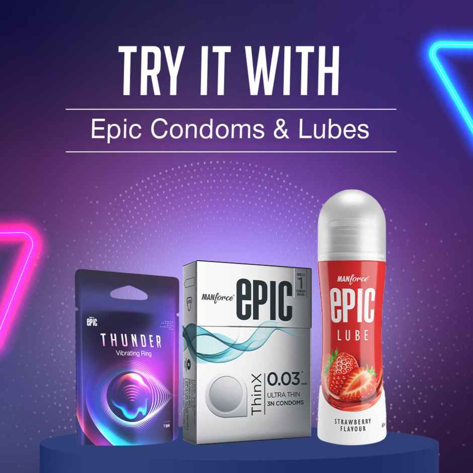 Manforce Epic Thunder Vibrating Ring Massager | Men | Women