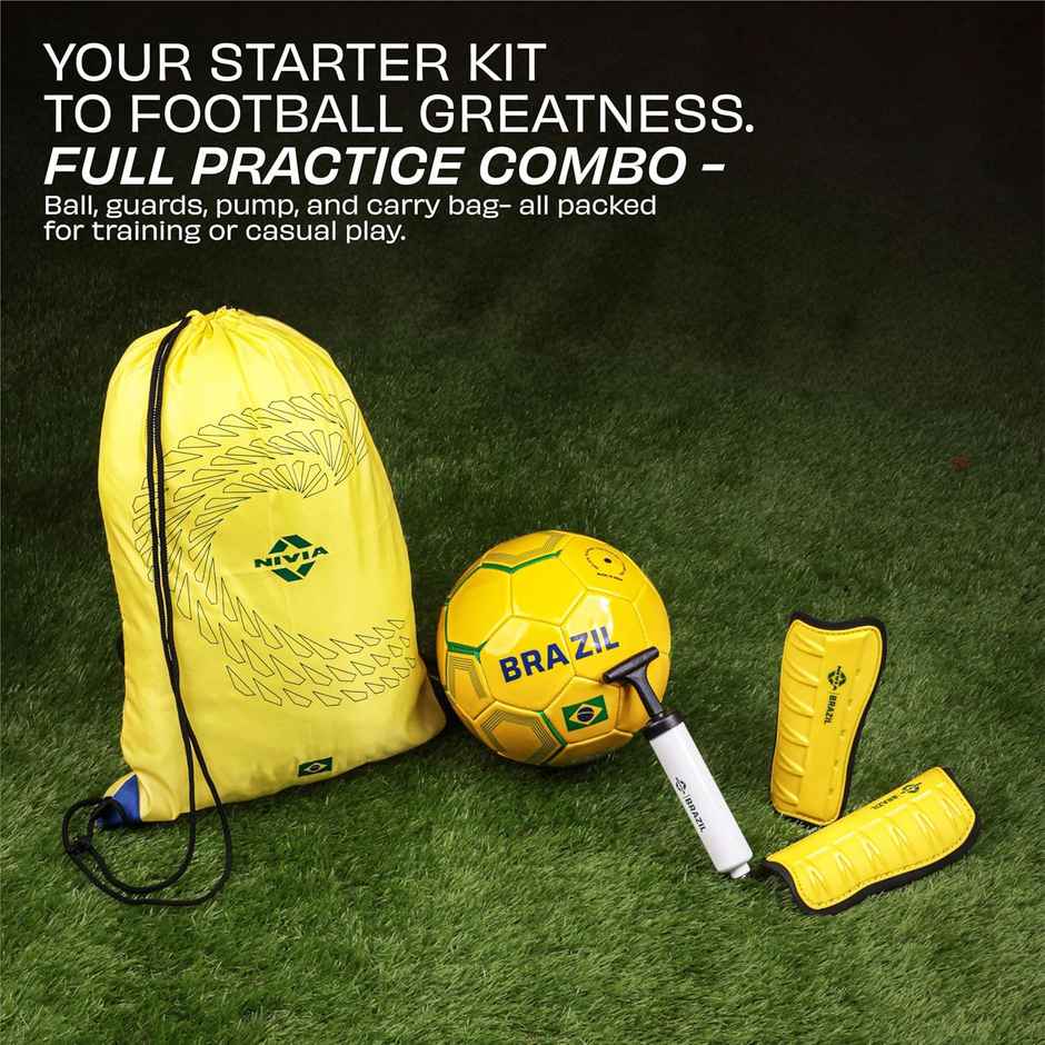 Nivia football combo | Size-5 | Brazil