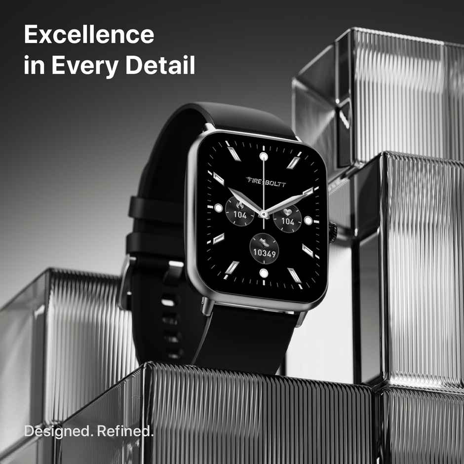 Fire-Boltt Ninja Calling Pro Plus Smartwatch | 1.83" Display | BT Calling - Black