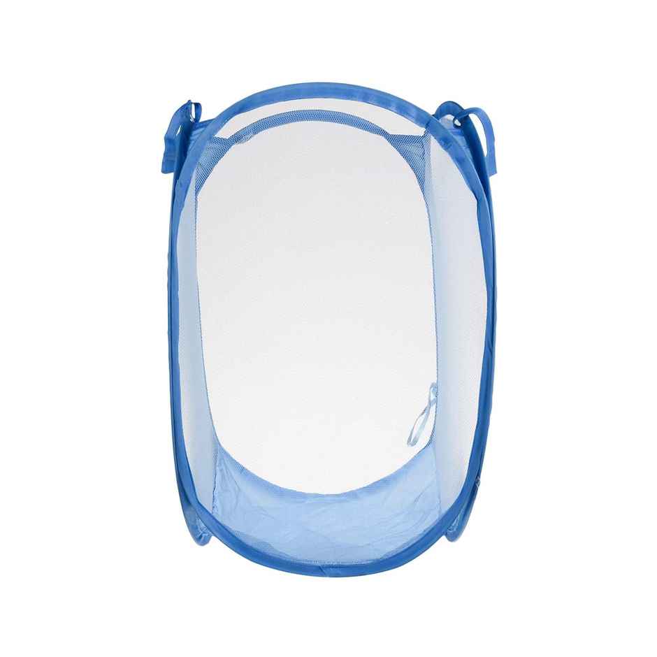 Kuber Industries Nylon Mesh Laundry Basket with Handles|Netted Lightweight Laundry Bag (Assorted)