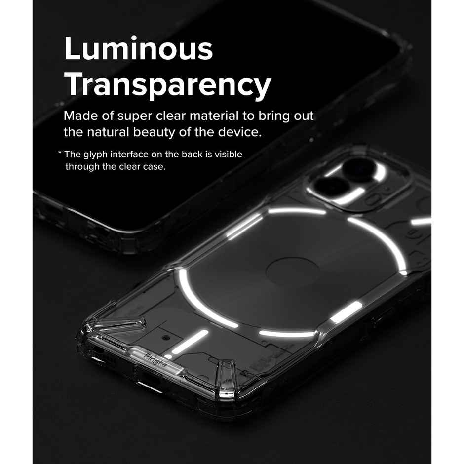 Ringke Nothing Phone | 2 Back Cover Case | Fusion X - Clear