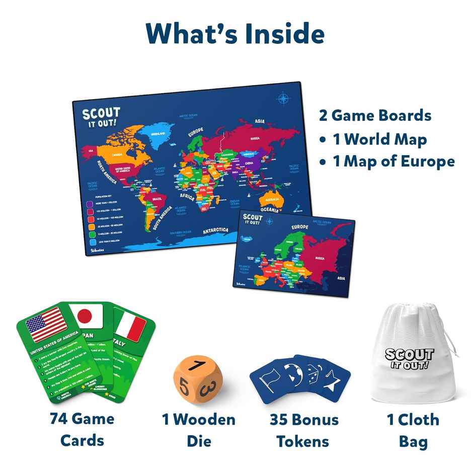 Skillmatics Board Game - Scout It Out, Guessing & Trivia Game