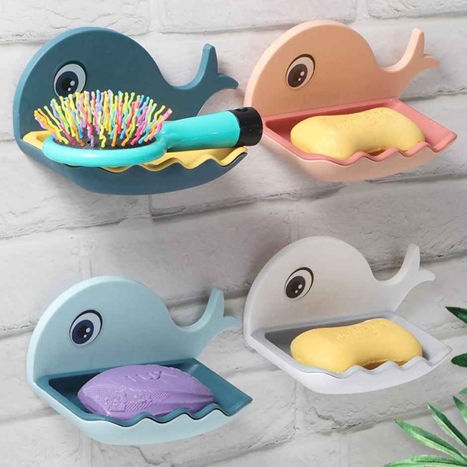 Perpetual Soap Holder Fish-Shape Self Draining Soap