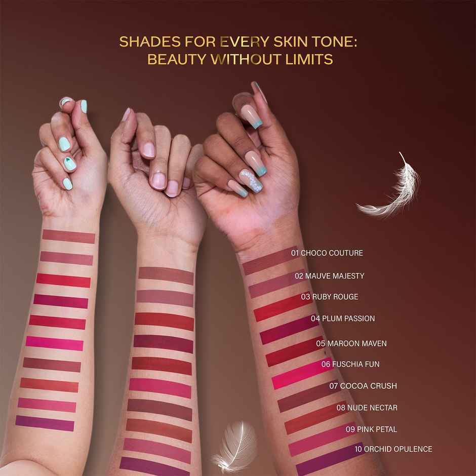 Faces Canada Comfy Matte Wow Liquid Lipstick | Pink Petal 09, One Swipe Application