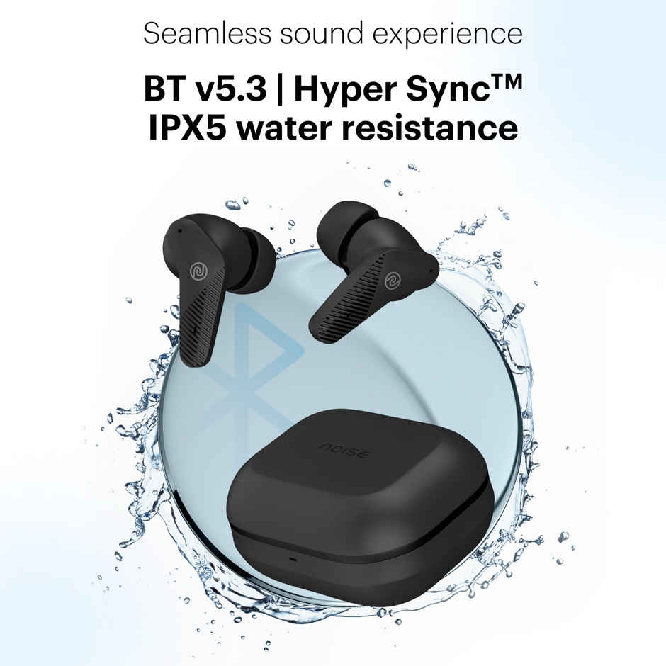 Noise Buds VS102 Neo 40H Playtime 4 Mic ENC 11mm Driver Instacharge TWS Earbuds | Carbon Black