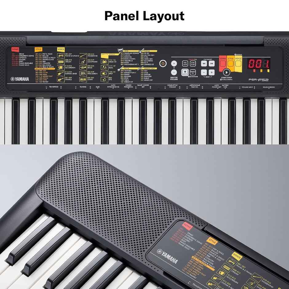 Yamaha Psr-f52 Portable Keyboard With 61 Keys