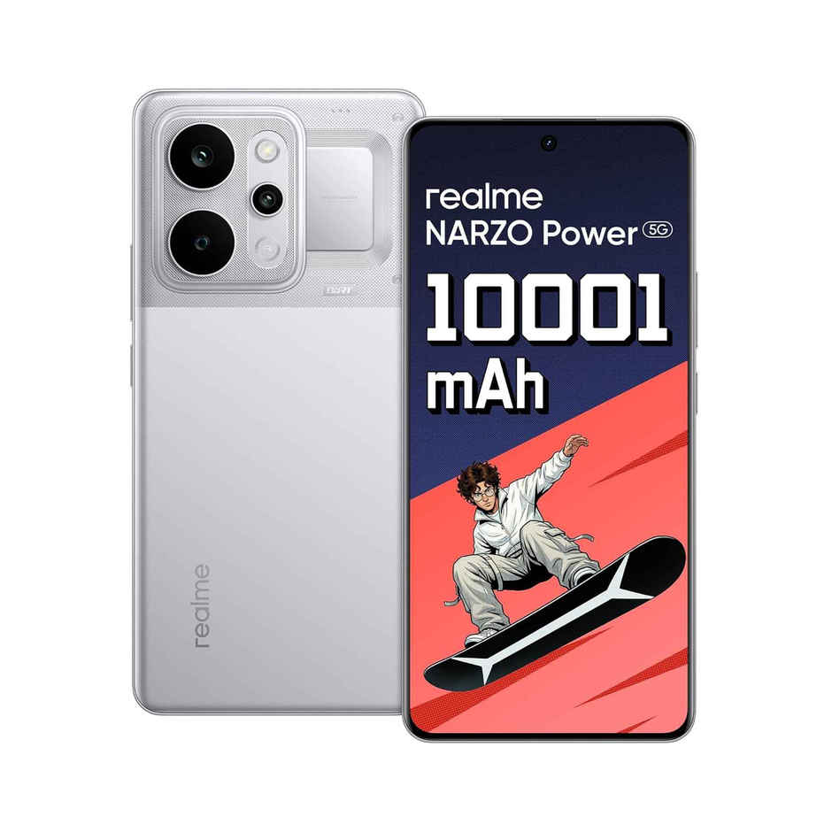 Realme Narzo Power 8GB RAM, 128 GB Storage, Titan Silver