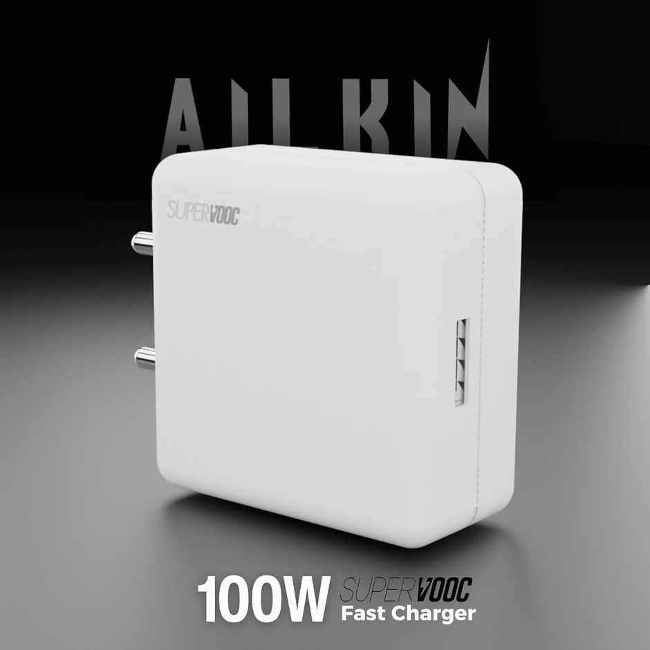 Ailkin SUPERVOOC 100W ULa Fast Charger Adaptor for OnePlus with True PD Charging Support (No Cable)