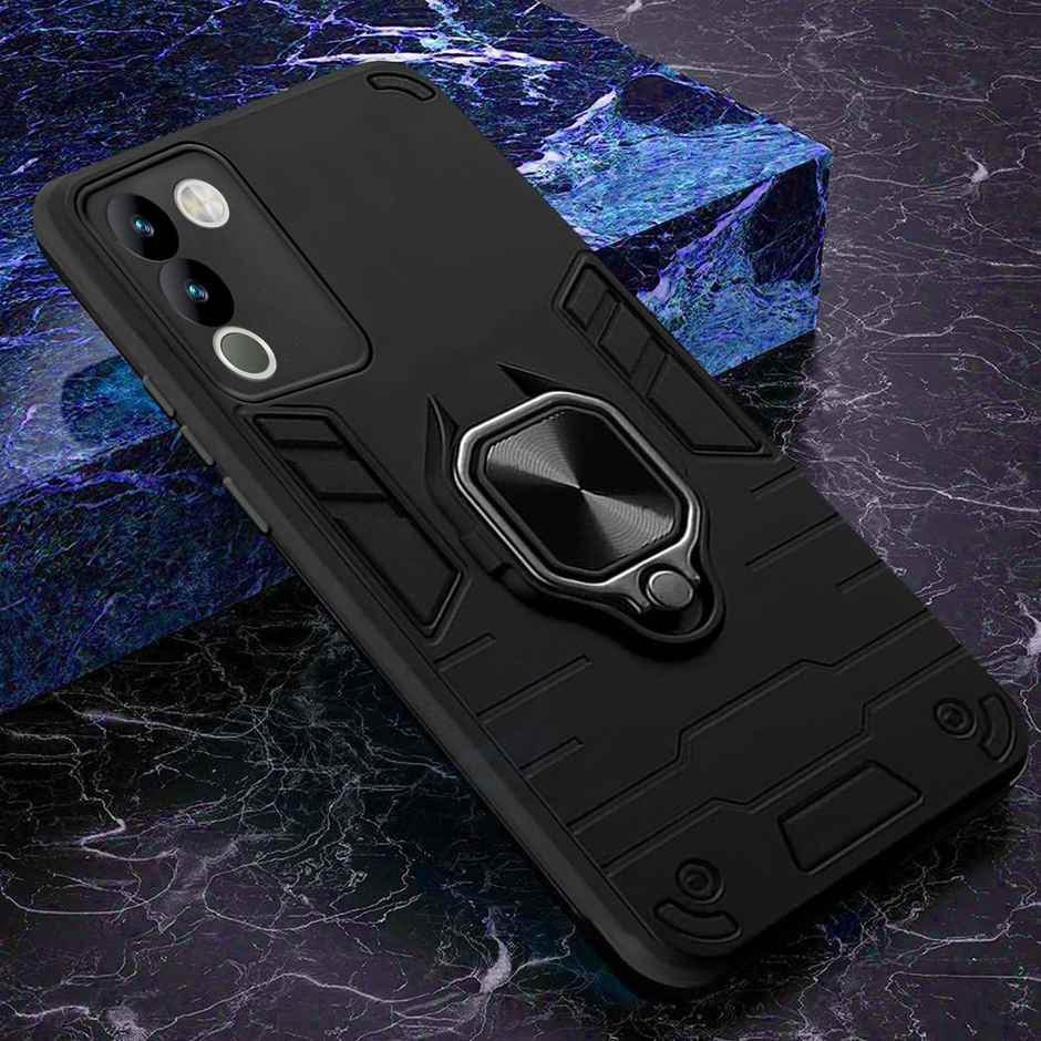 Artistque Case for Vivo Y200 5g Back Cover - Ring Stand Armor Cover