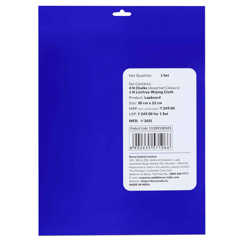 Kores Doodlemate Black Board / Slate - 22 x 30 cm