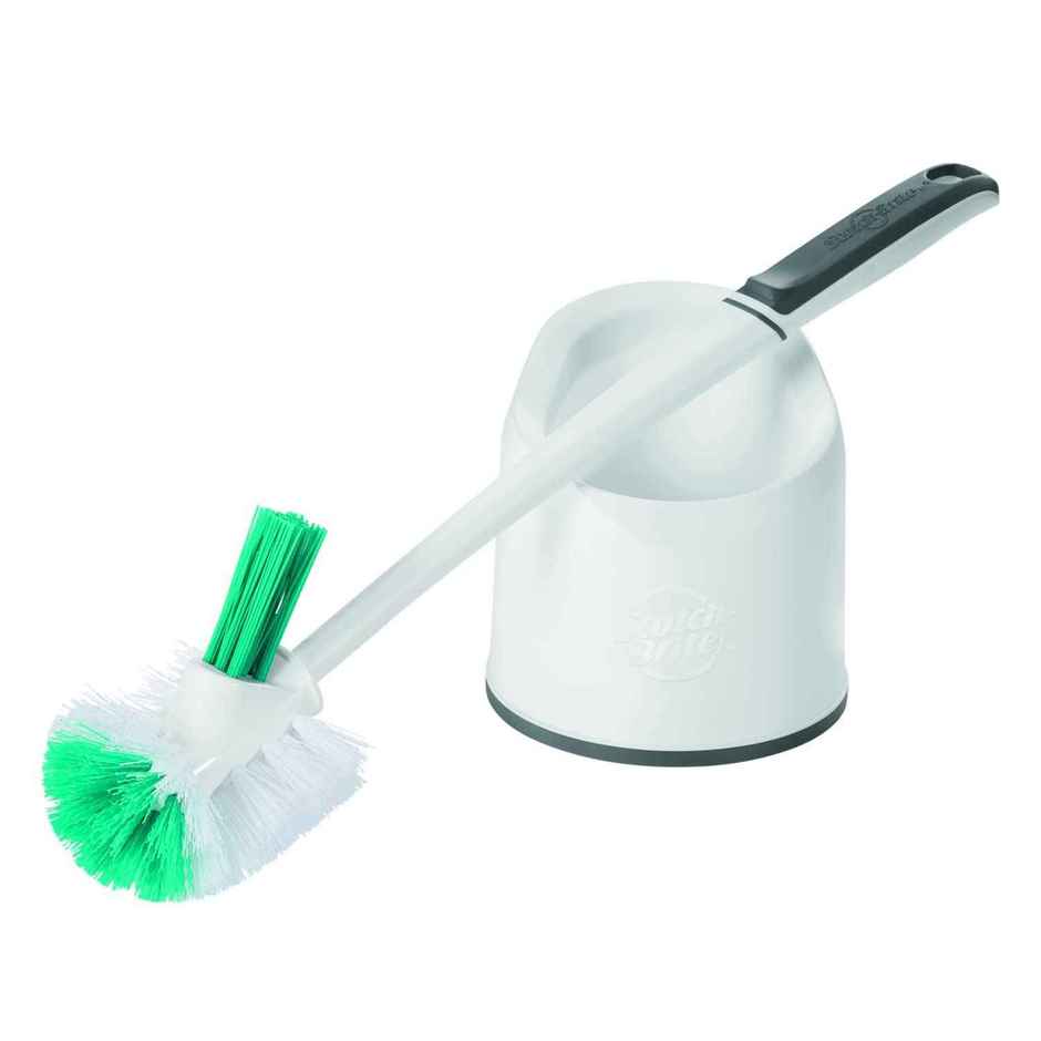 Scotch-Brite Premium Toilet Plastic Brush with Round Container