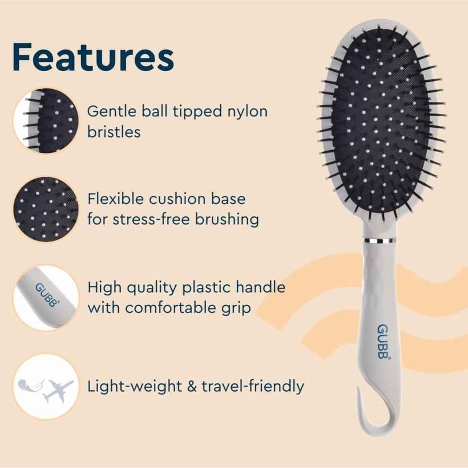 Gubb Serenity Hues Oval Cushion Brush