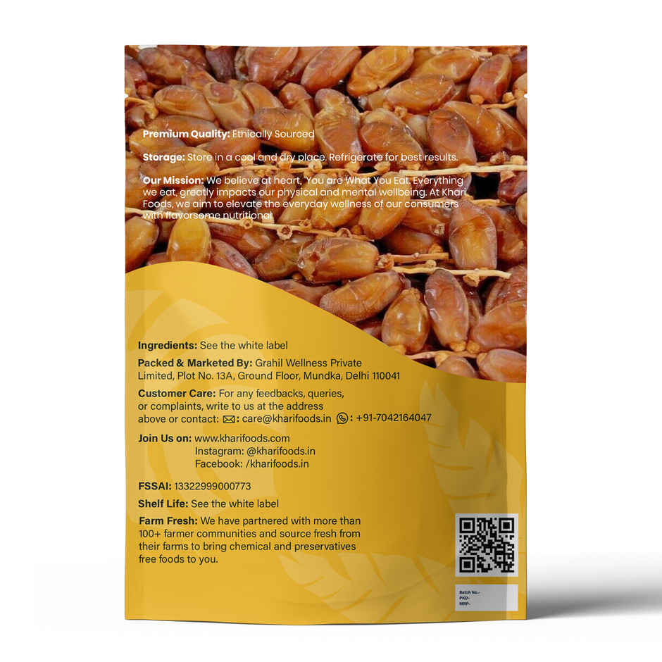 Khari Foods Tunisia Dates | High Energy Khajur, Dry Fruit Khajoor