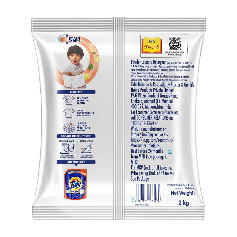 Tide Plus Lemon & Mint Detergent Powder Combo 