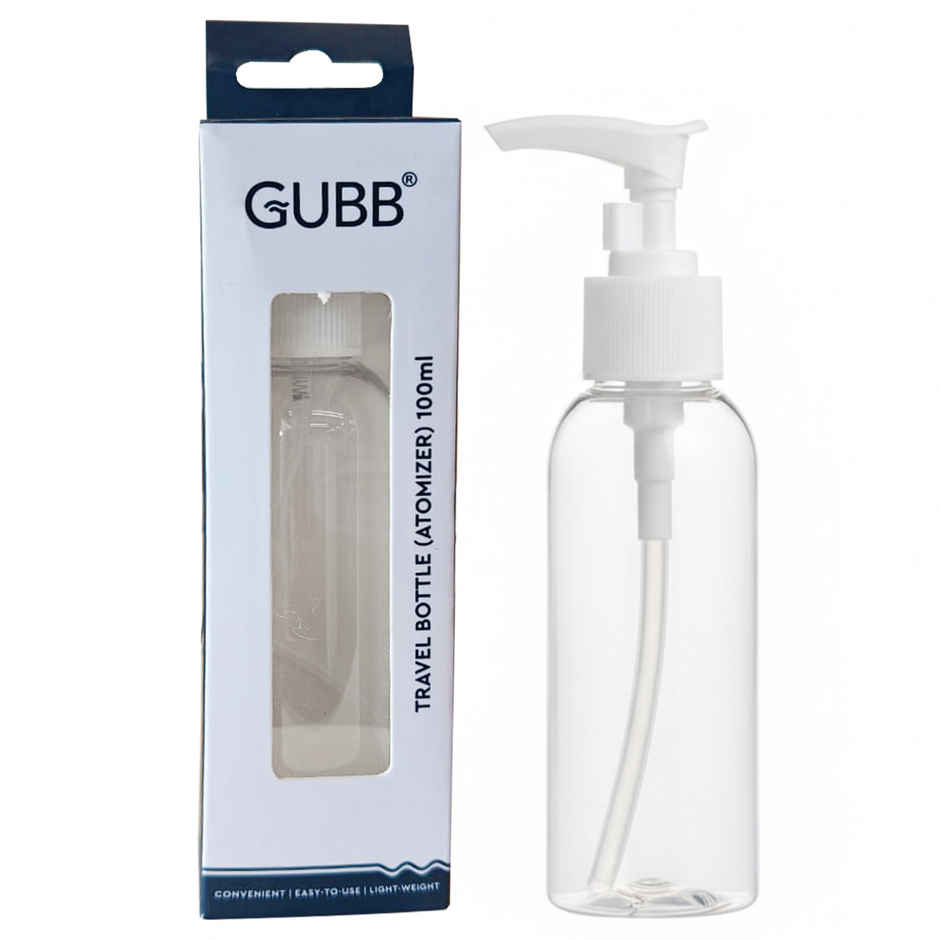 GUBB Travel Bottle With Pump | 100 ml
