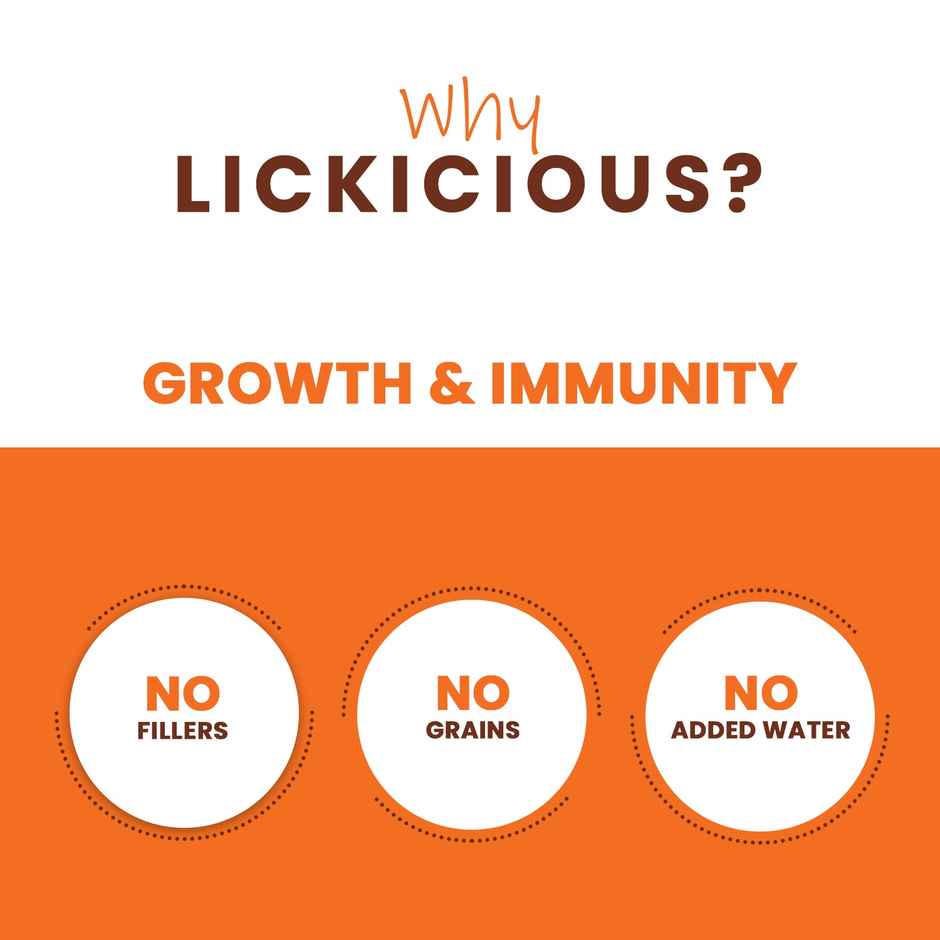 LICKICIOUS Dog Treats for Growth & Immunity | Duck - Fish - Chicken & Egg