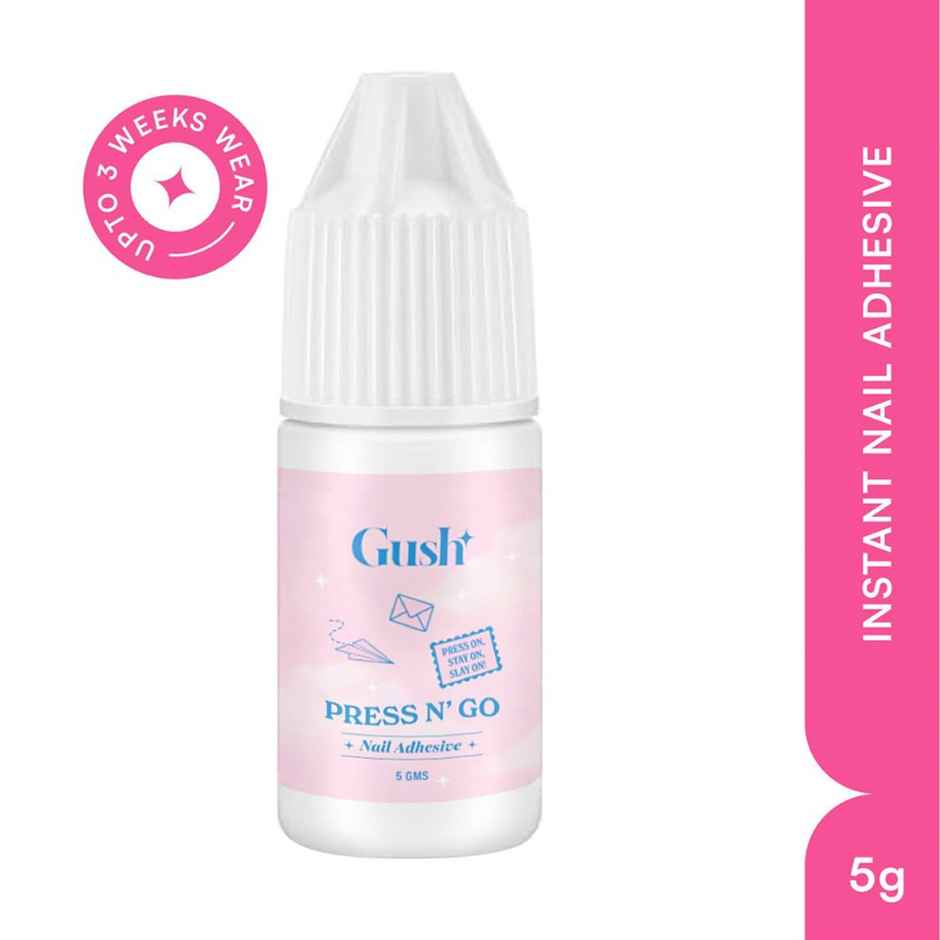 Gush Beauty Press 'N Go Nail Glue | Vegan, Cruelty Free & Toxic Free