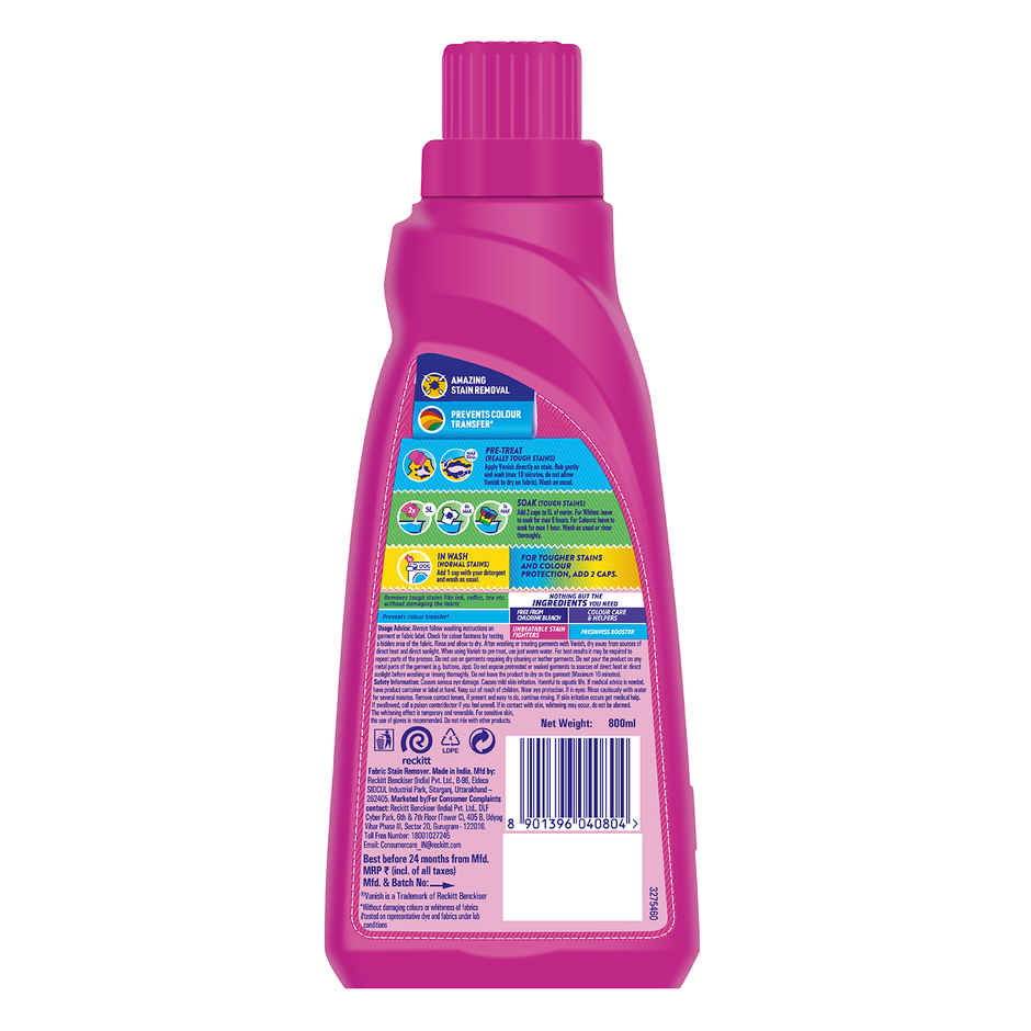 Vanish Liquid Stain Remover & Detergent Booster For Clothes Combo