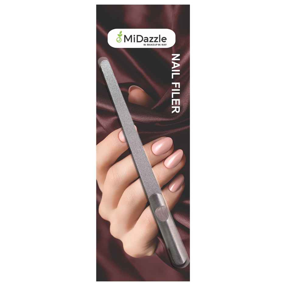 Midazzle Nail Filer Stainless Steel-L M225 Minf3801
