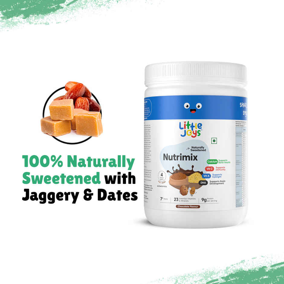 Little Joys Chocolate Drink Mix with Ragi and Bajra | For 7 - 12 years Kids