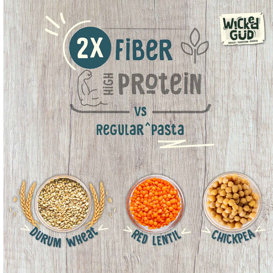 Wickedgud Macaroni Pasta Made With Durum Wheat