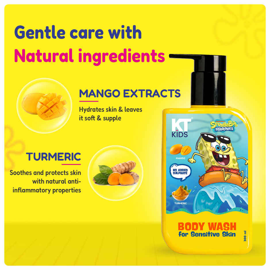 KT Kids Soft Baby Wash Mango and Turmeric 1 pack
