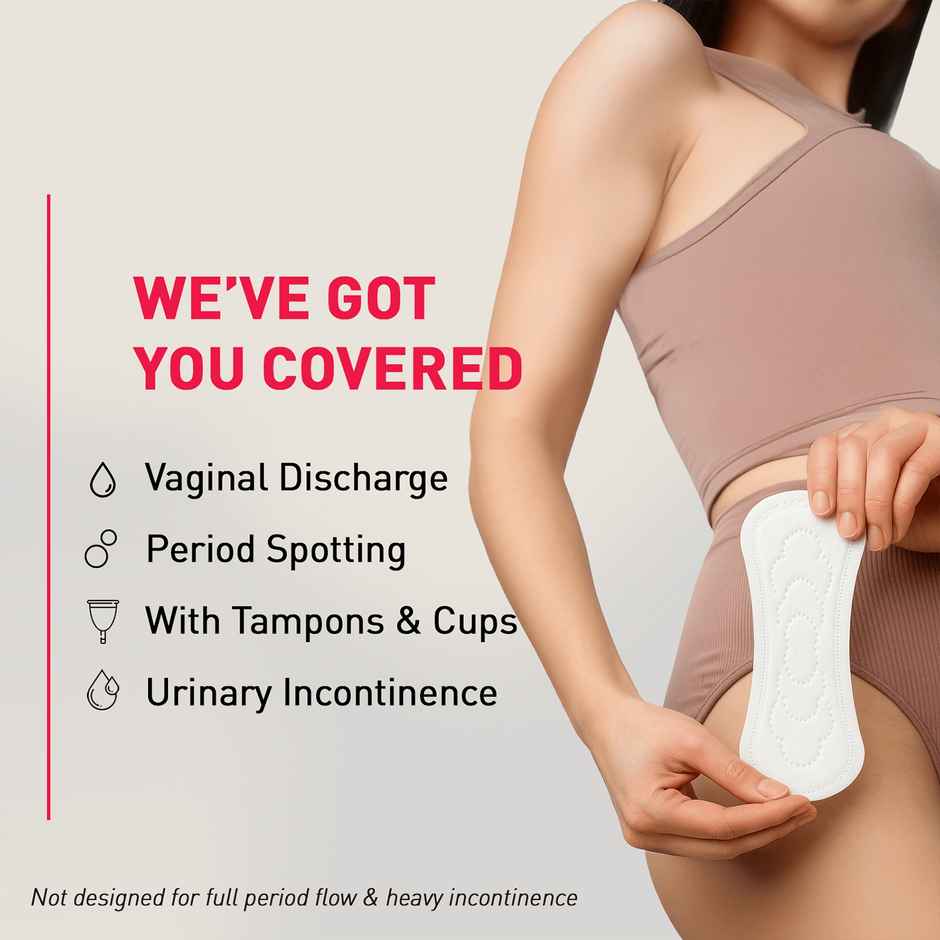 Sirona Cottony Soft Daily Fresh Women Pantyliners | Prevents Spotting | Ultra Thin