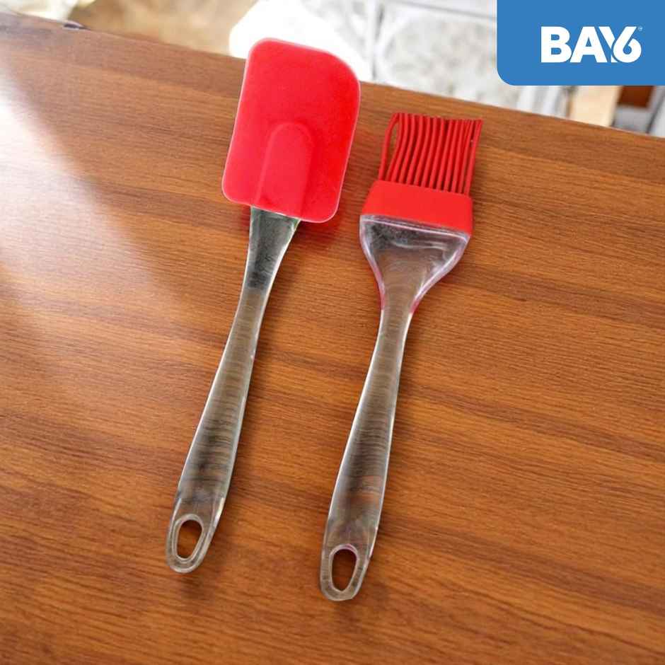 BAY6 Silicone Spatula & Oil Brush Set (2pc)