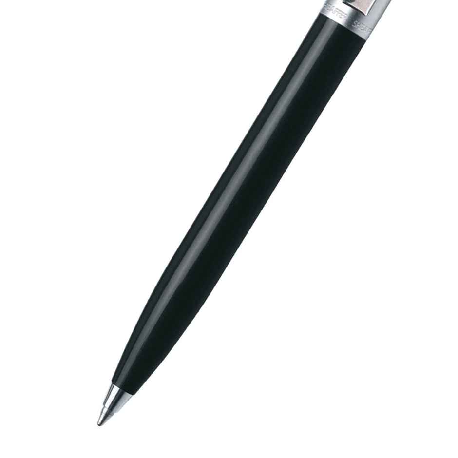 Sheaffer Sentinel E321 Ballpoint Pen | Black Barrel | Brushed Chrome Cap & Trim