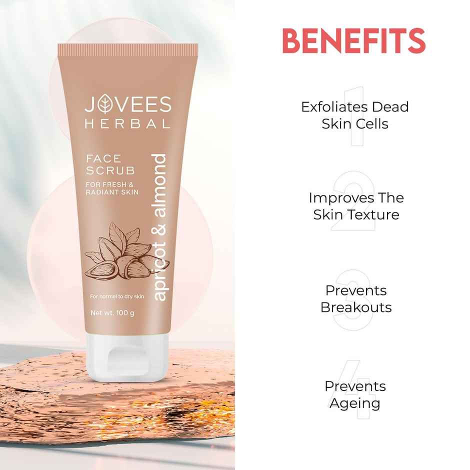 Jovees Herbal Apricot & Almond Face Scrub