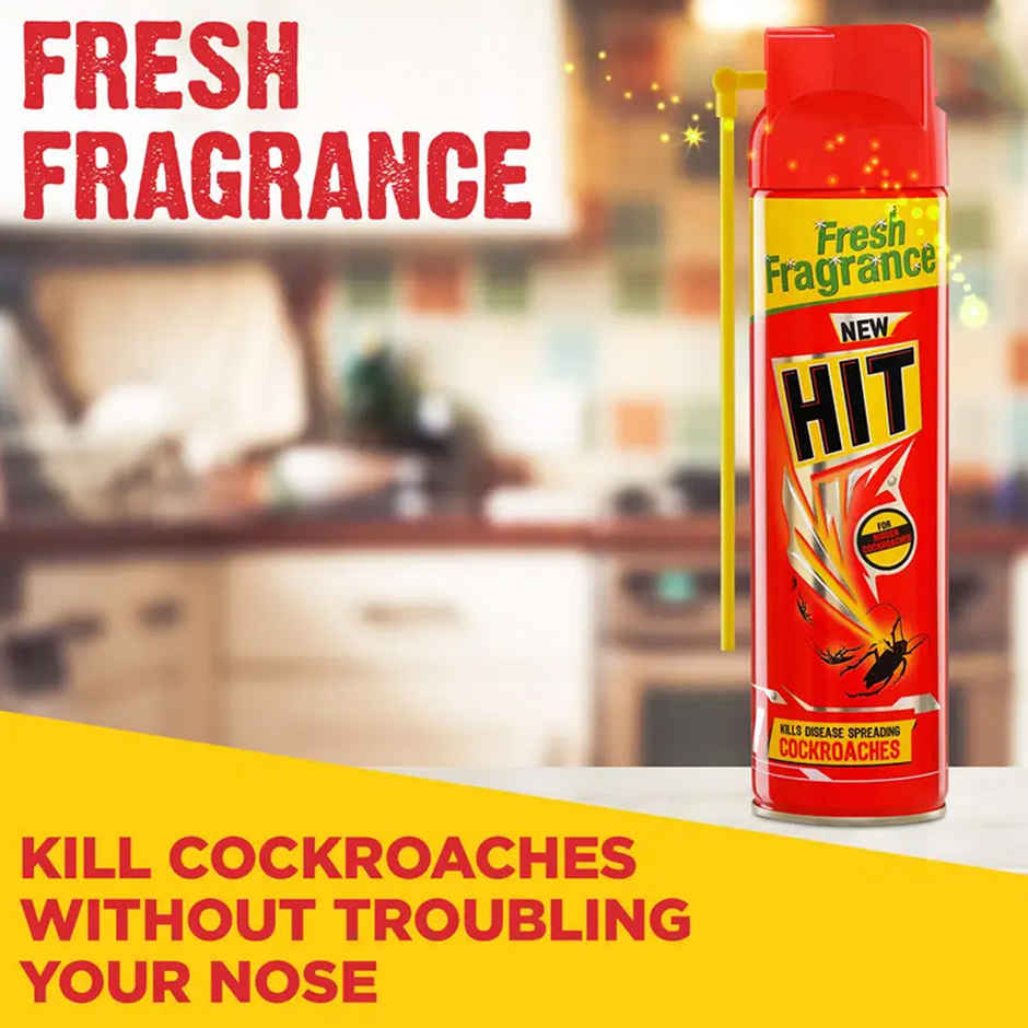 Hit Red Fresh Fragrance Spray for Hidden Cockroaches