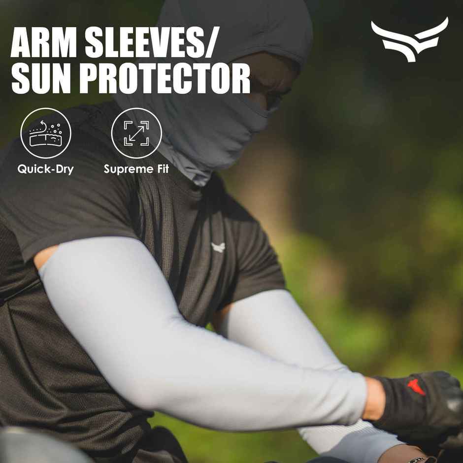 Xtrim UV Tan Protection Arm Sleeves - L (Grey)