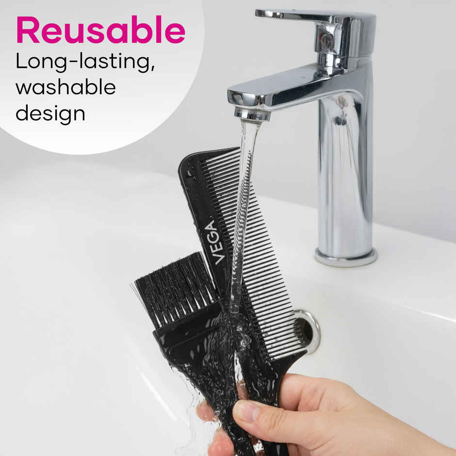 VEGA Hair Coloring Comb With Dye Hair Brush | For Men And Women | (MB-03)