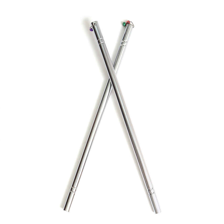 Classic Plain Steel Dandiya Sticks | Mangal Bhawan